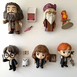 FUNKO 5 Star Harry Potter Vinyl Figures 5pc. Set & Accessories